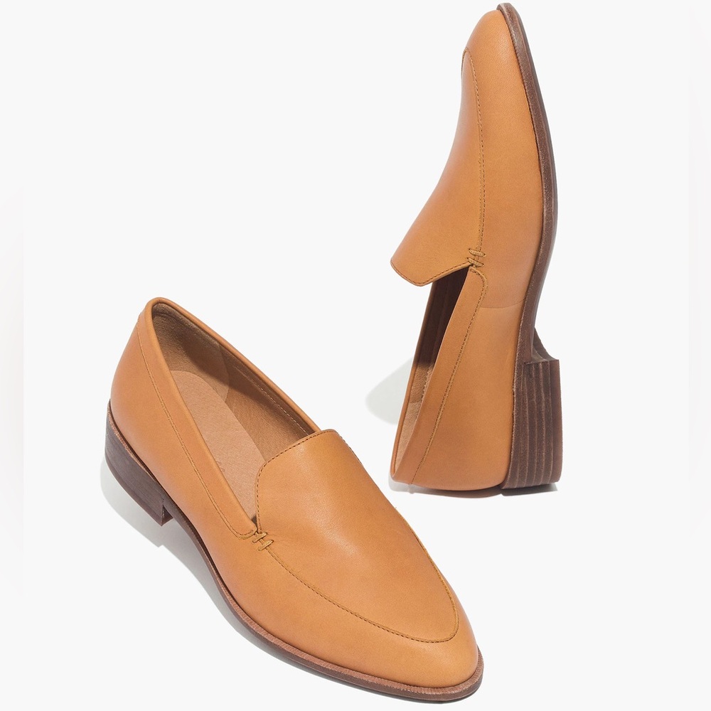 Madewell tan Frances loafers
